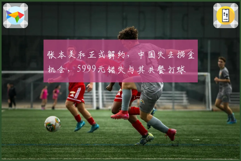 张本美和正式解约，中国失去捞金机会，5999元错失与其共餐打球